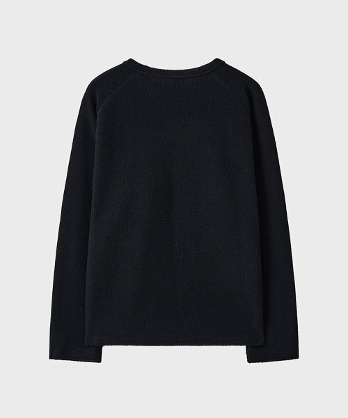 NOIRER(ノイア)の「ループルーズフィットウールセーター(ブラック)(ニット/セーター・メンズ・その他・48/50)」の3枚目の写真