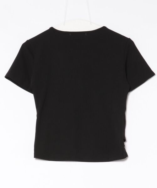 Bling Leads(ブリングリーズ)の「【Bls】 【ZL】【Bling Leads】レースヘンリーネックTEE(Tシャツ/カットソー・レディース・ホワイト/ブラック・FREE)」の5枚目の写真