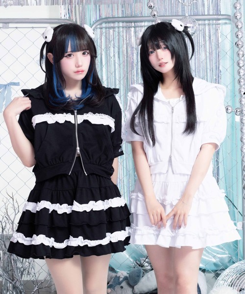 Whinny(ホワイニー)の「Whinny/【Whinny×やさうさちゃん】ロマンチストやさうさちゃんパーカー(パーカー・レディース・ホワイト/ブラック/グレー・FREE)」の19枚目の写真