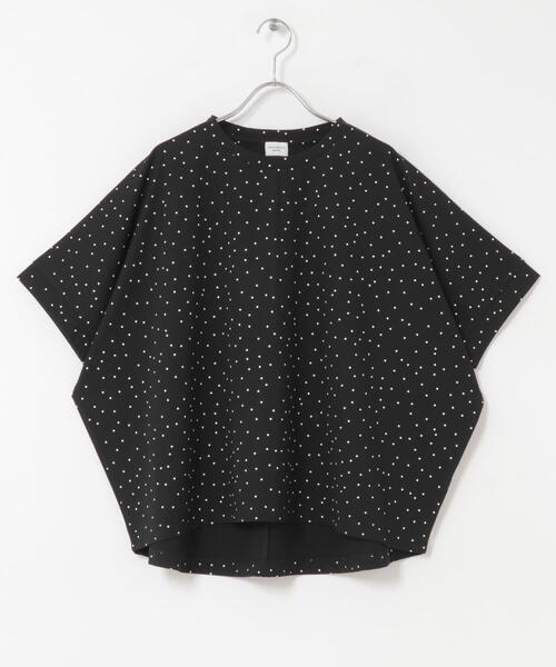 URBAN RESEARCH DOORS（アーバンリサーチドアーズ）の「ドットシルケットプルオーバー（Tシャツ/カットソー・レディース・ナチュラル/ネイビー/ブラック・FREE）」の10枚目の写真