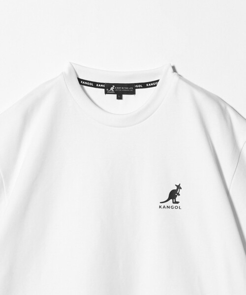 A DAY IN THE LIFE UNITED ARROWS（アデイインザライフユナイテッドアローズ）の「【別注】 ＜KANGOL＞スリット ロゴ カットソー＜A DAY IN THE LIFE＞（Tシャツ/カットソー・メンズ・ベージュ/ホワイト/ブラック・M/L）」の11枚目の写真