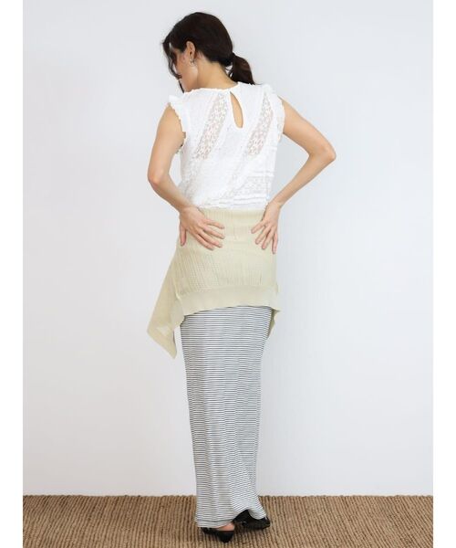 FIKA.(フィーカ)の「Lace panel frill blouse(シャツ/ブラウス・レディース・オフホワイト/ブラック・MEDIUM)」の21枚目の写真