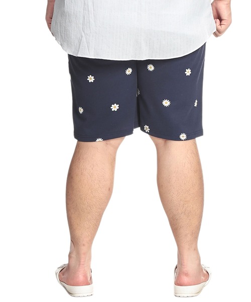 B&T CLUB（ビーティークラブ）の「ショート パンツ スウェット ハーフパンツ 短パン メンズ 大きいサイズ 総柄 アウトドア レジャー 楽 夏 B＆T CLUB ビーアンドティークラブ（スウェットパンツ・メンズ・グレー/ブラック/ベージュ/ネイビー・X4(8L～9L)/X2(4L～5L)/X3(6L～7L)/X1(3L～4L)）」の6枚目の写真