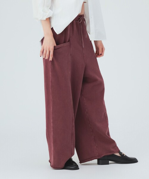BEAMS HEART(ビームスハート)の「ヴィンテージライク スウェット パンツ(スウェットパンツ・レディース・レッド/チャコールグレー/ホワイト系その他5・FREE)」の3枚目の写真