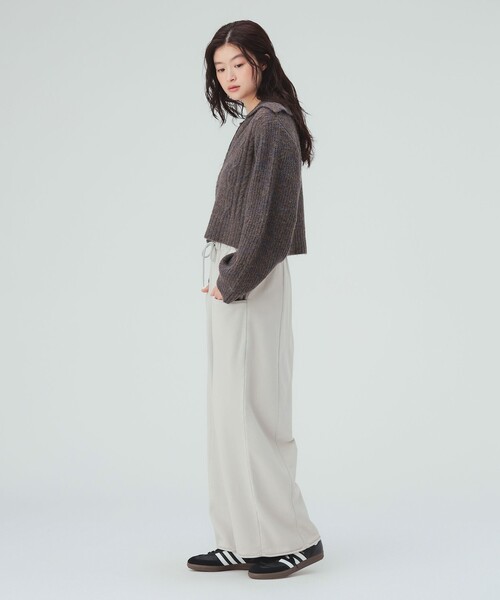 BEAMS HEART(ビームスハート)の「ヴィンテージライク スウェット パンツ(スウェットパンツ・レディース・レッド/チャコールグレー/ホワイト系その他5・FREE)」の5枚目の写真