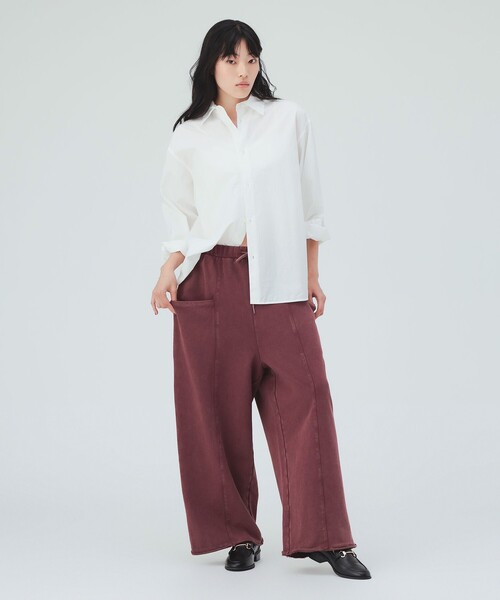 BEAMS HEART(ビームスハート)の「ヴィンテージライク スウェット パンツ(スウェットパンツ・レディース・レッド/チャコールグレー/ホワイト系その他5・FREE)」の8枚目の写真