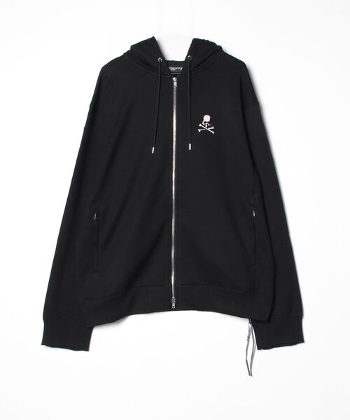 mastermind JAPAN(マスターマインド)の「GLASS BEADED ZIP UP HOODIE(パーカー・メンズ・ブラック・XL)」の1枚目の写真