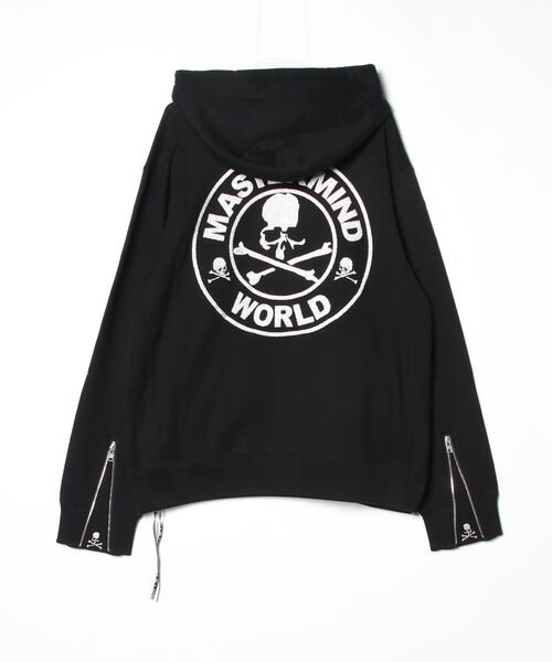 mastermind JAPAN(マスターマインド)の「GLASS BEADED ZIP UP HOODIE(パーカー・メンズ・ブラック・XL)」の2枚目の写真