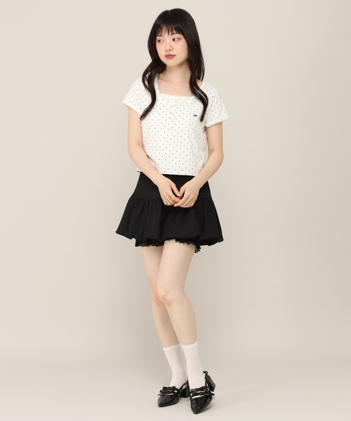 Heather(ヘザー)の「バイカラーヘンリーネックTEE 1051941(Tシャツ/カットソー・レディース・ホワイト系その他/ブルー/グレー系その他・FREE)」の6枚目の写真