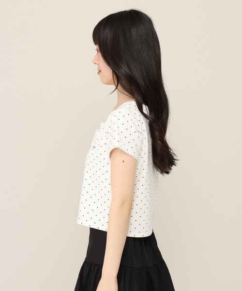 Heather(ヘザー)の「バイカラーヘンリーネックTEE 1051941(Tシャツ/カットソー・レディース・ホワイト系その他/ブルー/グレー系その他・FREE)」の17枚目の写真