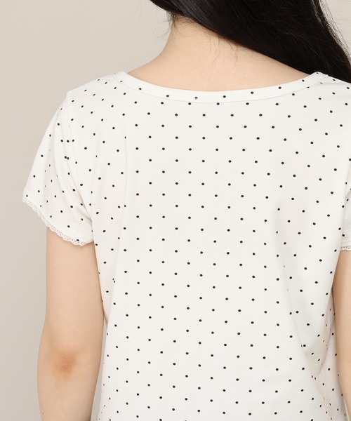 Heather(ヘザー)の「バイカラーヘンリーネックTEE 1051941(Tシャツ/カットソー・レディース・ホワイト系その他/ブルー/グレー系その他・FREE)」の19枚目の写真