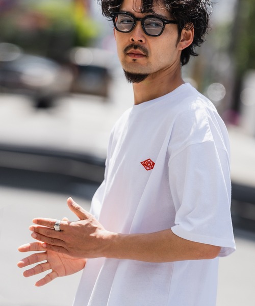 En serio TOKYO（エンソリオトーキョー）の「【GERRY】別注ダイヤワッペン半袖Tシャツ 42-9148G-BJ（Tシャツ/カットソー・メンズ・カーキ/ホワイト/オートミール/ブラック/ダークブルー・X-LARGE/SMALL/MEDIUM/LARGE）」の2枚目の写真