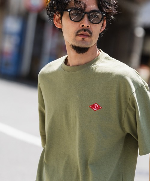 En serio TOKYO（エンソリオトーキョー）の「【GERRY】別注ダイヤワッペン半袖Tシャツ 42-9148G-BJ（Tシャツ/カットソー・メンズ・カーキ/ホワイト/オートミール/ブラック/ダークブルー・X-LARGE/SMALL/MEDIUM/LARGE）」の4枚目の写真