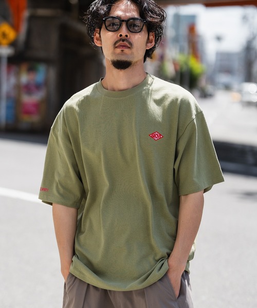 En serio TOKYO（エンソリオトーキョー）の「【GERRY】別注ダイヤワッペン半袖Tシャツ 42-9148G-BJ（Tシャツ/カットソー・メンズ・カーキ/ホワイト/オートミール/ブラック/ダークブルー・X-LARGE/SMALL/MEDIUM/LARGE）」の7枚目の写真