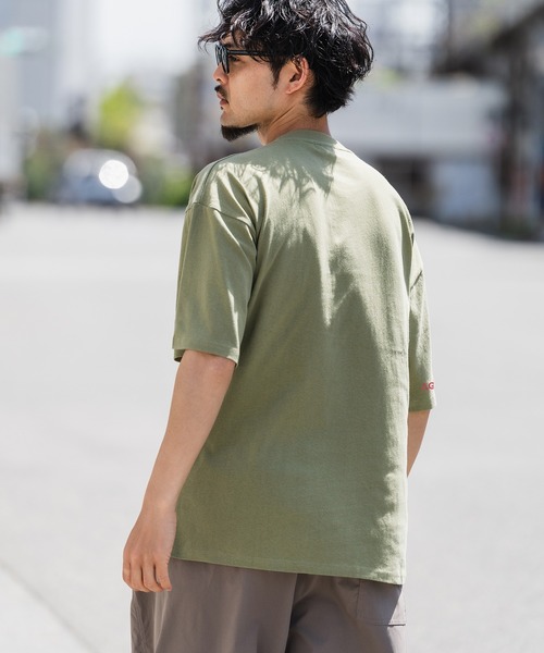 En serio TOKYO（エンソリオトーキョー）の「【GERRY】別注ダイヤワッペン半袖Tシャツ 42-9148G-BJ（Tシャツ/カットソー・メンズ・カーキ/ホワイト/オートミール/ブラック/ダークブルー・X-LARGE/SMALL/MEDIUM/LARGE）」の9枚目の写真