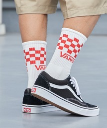 VANS | VANS/ヴァンズ Classic Check Crew クラシックチェック クルーソックス クルー丈 3足セット 3足組 ストリート スケーター カジュアル メンズ 2026年 夏 夏服(ソックス/靴下)