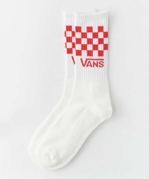 VANS（バンズ）の「VANS/ヴァンズ Classic Check Crew クラシックチェック クルーソックス クルー丈 3足セット 3足組 ストリート スケーター カジュアル メンズ 2026年 夏 夏服（ソックス/靴下・メンズ・マルチ・6h）」の4枚目の写真
