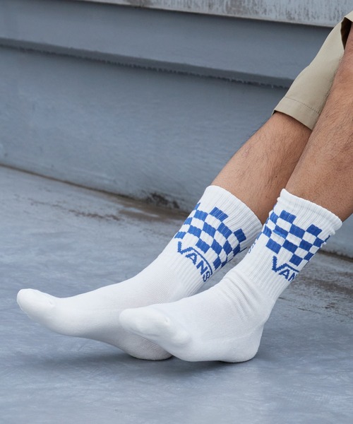 VANS（バンズ）の「VANS/ヴァンズ Classic Check Crew クラシックチェック クルーソックス クルー丈 3足セット 3足組 ストリート スケーター カジュアル メンズ 2026年 夏 夏服（ソックス/靴下・メンズ・マルチ・6h）」の11枚目の写真