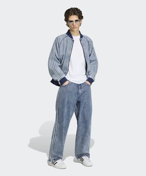 adidas（アディダス）の「SST デニム ストレート レッグ / アディダスオリジナルス adidas Originals（デニムパンツ・メンズ・ブルー・40inch/38inch/36inch/34inch/32inch/30inch）」の6枚目の写真
