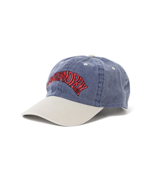 TOKYO CULTUART by BEAMS(トウキョウカルチャートバイビームス)の「週刊プレイボーイ / 田名網敬一 P.B.GRANPRIX LOGO Cap(キャップ・レディース・ブルー/グレー・ONE SIZE)」の2枚目の写真