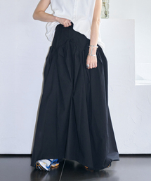 CITYSHOP | MARGE COTTON CORSET DETAIL GATHERED SKIRT 1012-0105-033：スカート(スカート)