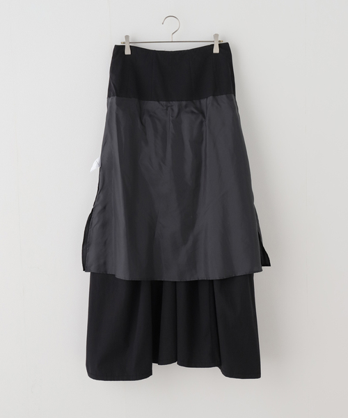 CITYSHOP（シティーショップ）の「MARGE COTTON CORSET DETAIL GATHERED SKIRT 1012-0105-033：スカート（スカート・レディース・ブラック・36/34）」の9枚目の写真