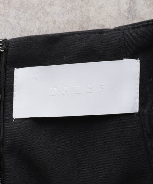 CITYSHOP（シティーショップ）の「MARGE COTTON CORSET DETAIL GATHERED SKIRT 1012-0105-033：スカート（スカート・レディース・ブラック・36/34）」の10枚目の写真