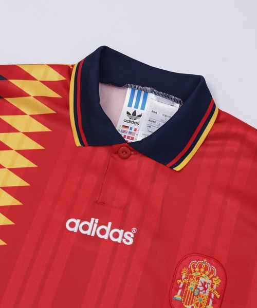 adidas Originals（アディダスオリジナルス）の「adidas WC Spain national team home Jersey 1994 JN3707（Tシャツ/カットソー・メンズ・レッド・S/M/L）」の3枚目の写真