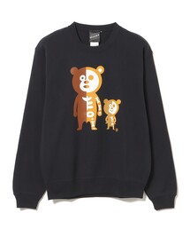 BEAMS T / Oyako Bear Crewneck Sweat