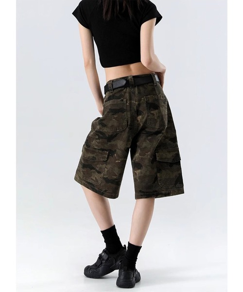 CERCA(チェルカ)の「【Bls】 【ZM】【Bling Leads】CAMO柄 6分丈スケーターパンツ(その他パンツ・レディース・カモフラージュ・FREE)」の2枚目の写真