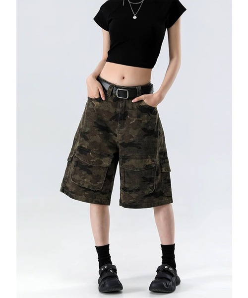 CERCA(チェルカ)の「【Bls】 【ZM】【Bling Leads】CAMO柄 6分丈スケーターパンツ(その他パンツ・レディース・カモフラージュ・FREE)」の6枚目の写真