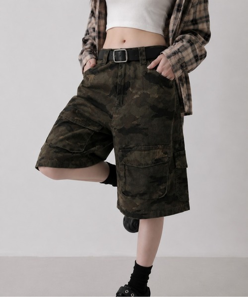 CERCA(チェルカ)の「【Bls】 【ZM】【Bling Leads】CAMO柄 6分丈スケーターパンツ(その他パンツ・レディース・カモフラージュ・FREE)」の9枚目の写真