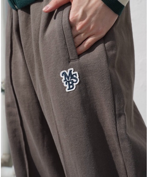 My sugar Babe（マイシュガーベイブ）の「2way Tuck Sweat pants（スウェットパンツ・メンズ・チャコール/レッド・LARGE/MEDIUM）」の5枚目の写真