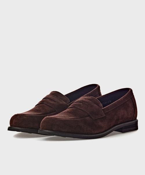 MORGAN DARKBROWN [VIBRAM/ENGLAND SUEDE]（ローファー）｜JOSEPHT