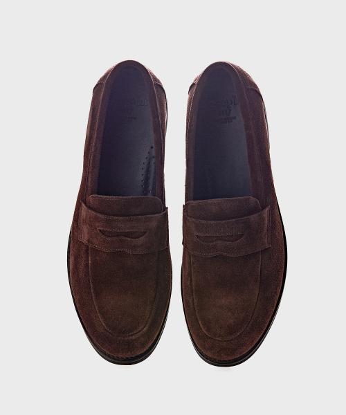 JOSEPHT（ジョセフ）の「MORGAN DARKBROWN [VIBRAM/ENGLAND SUEDE]（ローファー・メンズ・その他・24.5cm/25cm/25.5cm/26cm/26.5cm/27cm/27.5cm/28cm/23cm/23.5cm/24cm/22.5cm/29cm/28.5cm）」の5枚目の写真