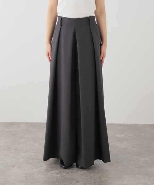 IENA LA BOUCLE（イエナラブークル）の「《洗濯機洗い可》IENA LA BOUCLE ウーステッドライクタックパンツ（その他パンツ・レディース・チャコールグレー・36/38）」の12枚目の写真