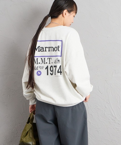 MARMOT（マーモット）の「【WEB先行予約】[Marmot/マーモット] 別注 ヒストリーロゴ バックプリントスウェット（スウェット・レディース・アッシュグレー/チャコール・S/M/L/XL）」の19枚目の写真
