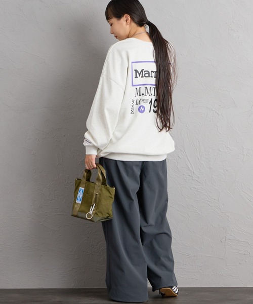 MARMOT（マーモット）の「【WEB先行予約】[Marmot/マーモット] 別注 ヒストリーロゴ バックプリントスウェット（スウェット・レディース・アッシュグレー/チャコール・S/M/L/XL）」の22枚目の写真