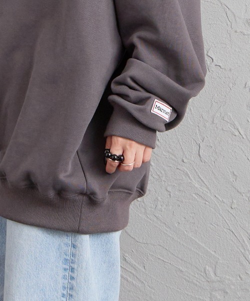 MARMOT（マーモット）の「【WEB先行予約】[Marmot/マーモット] 別注 ヒストリーロゴ バックプリントスウェット（スウェット・レディース・アッシュグレー/チャコール・S/M/L/XL）」の12枚目の写真