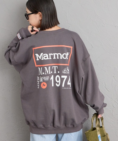 MARMOT（マーモット）の「【WEB先行予約】[Marmot/マーモット] 別注 ヒストリーロゴ バックプリントスウェット（スウェット・レディース・アッシュグレー/チャコール・S/M/L/XL）」の14枚目の写真
