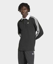 スリーストライプス ラグビー 長袖ポロ / アディダスオリジナルス adidas Originals