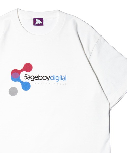 SAGE(セージ)の「SAGE / セイジ 5ageboy digital S/S Tee(Tシャツ/カットソー・メンズ・ホワイト・LARGE/SMALL)」の6枚目の写真