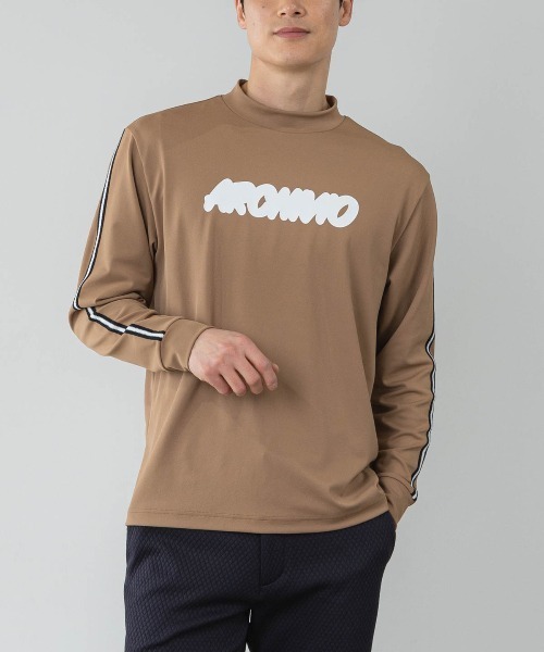 archivio(アルチビオ)の「<MENS>袖ラインUV速乾プルオーバー(その他トップス・メンズ・ブラック/ピンク/ホワイト/キャメル・M/L/LL)」の4枚目の写真