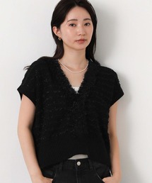 フリンジジャガードベスト