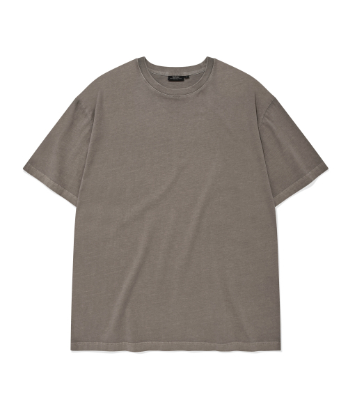 KANEITEI(カネイテイ)の「PIGMENT WASHED SHORT SLEEVES (BROWN)(Tシャツ/カットソー・レディース・ブラウン・MEDIUM/X-LARGE/LARGE)」の1枚目の写真