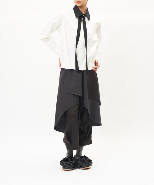gomme(ゴム)の「ボウタイバルーンシャツ(シャツ/ブラウス・レディース・ホワイト・MEDIUM)」の11枚目の写真