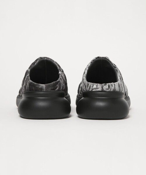 SY UNITED ARROWS(シーユナイテッドアローズ)の「<SY>ギャザースリッポン フラット50(スリッポン・レディース・ライトグレー/ライム/ブラック・22.5cm/23.5cm/24.5cm)」の7枚目の写真