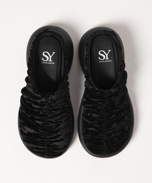 SY UNITED ARROWS(シーユナイテッドアローズ)の「<SY>ギャザースリッポン フラット50(スリッポン・レディース・ライトグレー/ライム/ブラック・22.5cm/23.5cm/24.5cm)」の12枚目の写真