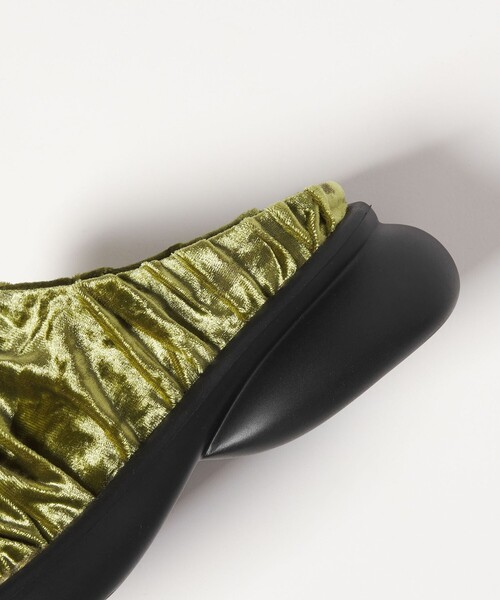SY UNITED ARROWS(シーユナイテッドアローズ)の「<SY>ギャザースリッポン フラット50(スリッポン・レディース・ライトグレー/ライム/ブラック・22.5cm/23.5cm/24.5cm)」の17枚目の写真