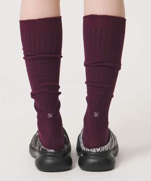 SY UNITED ARROWS(シーユナイテッドアローズ)の「<SY>ギャザースリッポン フラット50(スリッポン・レディース・ライトグレー/ライム/ブラック・22.5cm/23.5cm/24.5cm)」の22枚目の写真